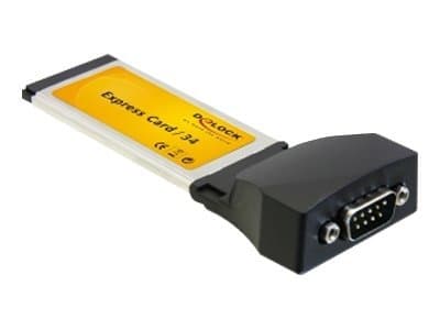 Delock Express Card to 1x serial - Seriell adapter - ExpressCard - RS-232