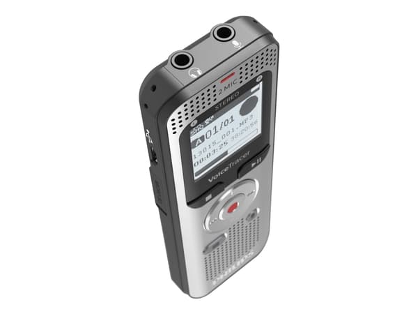 Philips Voice Tracer DVT2050/00, 50 h, Stereo (ST), MP3, WAV, 16 O, 8 - 128 Kbit/s, LCD