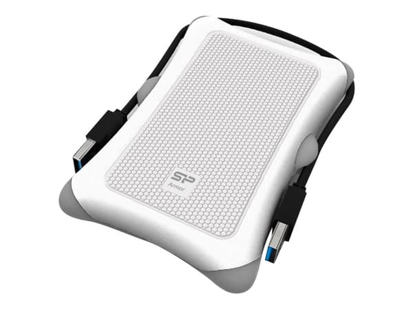 Silicon Power Armor A30 - Lagringspakke - 2,5" - SATA 6Gb/s - USB 3.2 (Gen 1) - hvit Hvit