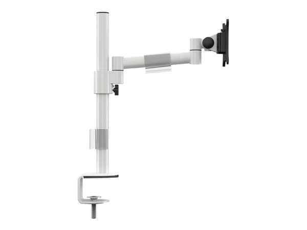 Multibrackets M VESA Deskmount Officeline Single I - Monteringssett (skrivebordsklemmemontering) - for LCD-skjerm - stål - hvit - skjermstørrelse: 15
