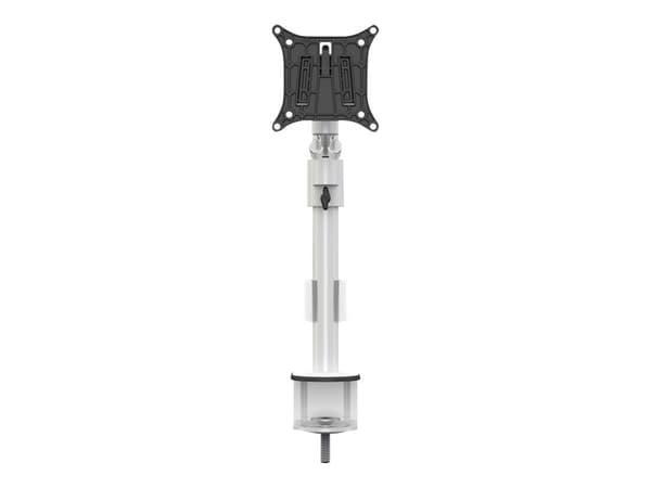 Multibrackets M VESA Deskmount Officeline Single I - Monteringssett (skrivebordsklemmemontering) - for LCD-skjerm - stål - hvit - skjermstørrelse: 15