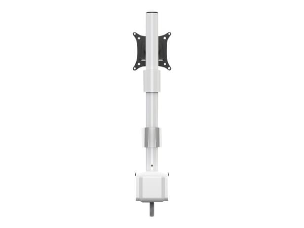 Multibrackets M VESA Deskmount Officeline Single I - Monteringssett (skrivebordsklemmemontering) - for LCD-skjerm - stål - hvit - skjermstørrelse: 15