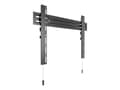Miniatyrbild 4 av 5: Multibrackets M VESA Wallmount Super Slim Fixed 600 MAX - Konsol - för platt panel - plast, stål - skiffersvart - skärmstorlek: 32"-70" - väggmonterb