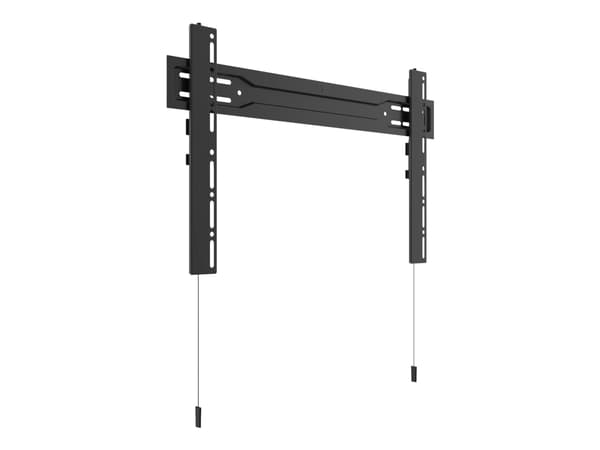 Multibrackets M VESA Wallmount Super Slim Fixed 600 MAX - Konsol - för platt panel - plast, stål - skiffersvart - skärmstorlek: 32"-70" - väggmonterb