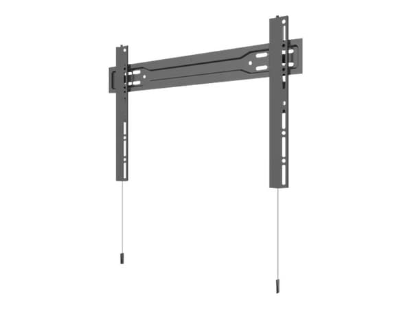 Multibrackets M VESA Wallmount Super Slim Fixed 600 MAX - Konsol - för platt panel - plast, stål - skiffersvart - skärmstorlek: 32"-70" - väggmonterb Svart