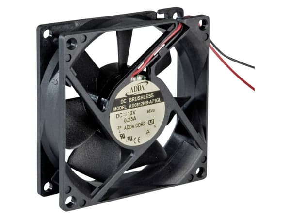 ADDA AD0824HB-C71(N) Aksial ventilator 24 V/DC (L x B x H) 80 x 80 x 20 mm