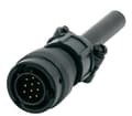 Miniatyrbilde 1 av 3: Amphenol 62IN 16A 14 19S/8A, Svart, Gull, 500 V, 7,5 A