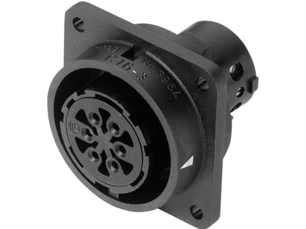 Amphenol C016 10G019 000 2 Rund plugg Anslutning, infälld serie (rund plugganslutning): C016 Totalt antal poler: 19 + PE 1 st