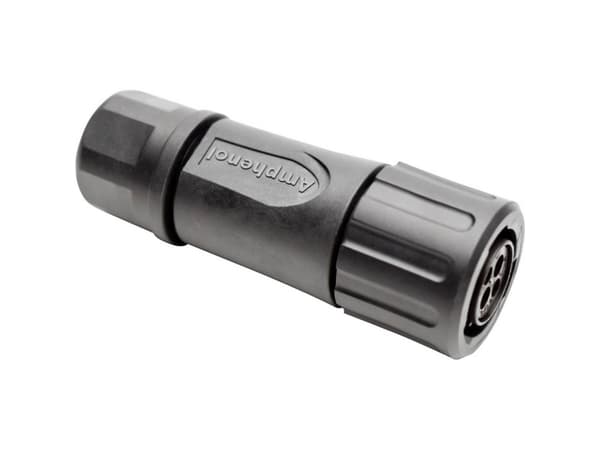 Amphenol RTS 6BS 10N 2S03 Rundstik Kobling, lige Samlet poltal: 4 Serie (rundstikforbindelse): Ecomate Aquarius 1 stk