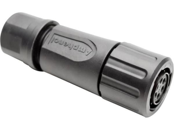 Amphenol RTS 6BS 10N 6S03 Rundstik Kobling, lige Samlet poltal: 6 Serie (rundstikforbindelse): Ecomate Aquarius 1 stk