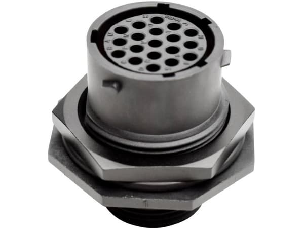 Amphenol RTS 7 14N 19P03 Rundstik Stik, lige Samlet poltal: 19 Serie (rundstikforbindelse): Ecomate Aquarius 1 stk