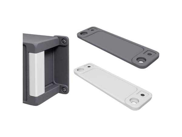Bopla BA WL 13 7024 Vægbeslag (L x B x K) 130 x 40 x 8 mm Alumiini Grafitgrå (RAL 7024) 2 stk