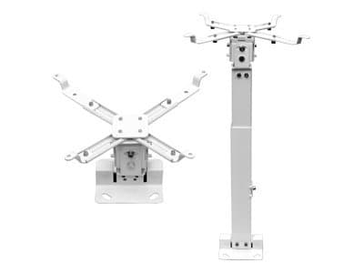 Multibrackets M Universal Projector Ceilingmount I - Monteringssats (lutande takmontering) - för projektor - vit - takmonterbar