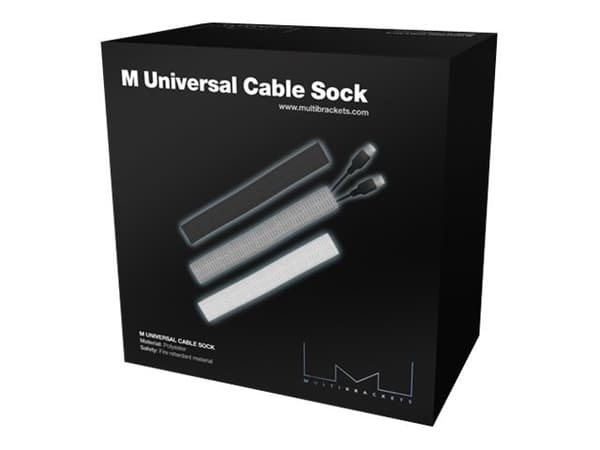 Multibrackets M Universal Cable Sock Roll 40 mm x 50 m - Kabelordner - svart