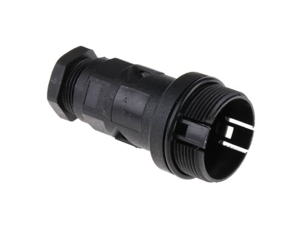 ESKA Bulgin PX0801 - IP68 Connector Body, Mini Buccaneer, In-Line Flex Cable Mount