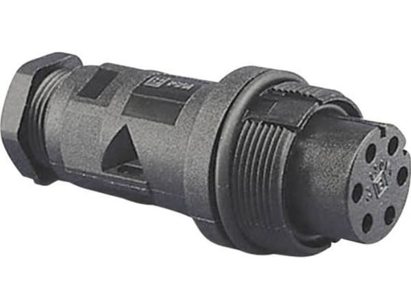 ESKA Bulgin PX0801 - IP68 Connector Body, Mini Buccaneer, In-Line Flex Cable Mount