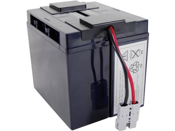 Conrad VISRBC7, Forseglet blysyre (VRLA), 1 stykker, Sort, APC BP1400, BP1400X116, DLA1500, DLA1500I, SMT1500, SMT1500I, SMT1500ICH, SMT1500TW, SMT15