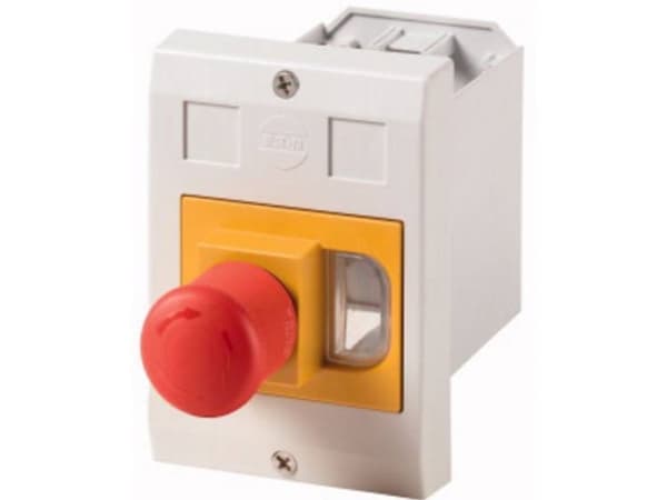 Eaton E-PKZ01-PVT, Dørlås, Rød, Hvit, Gult, Plastikk, IP65, -25 - 40 °C, 85 mm