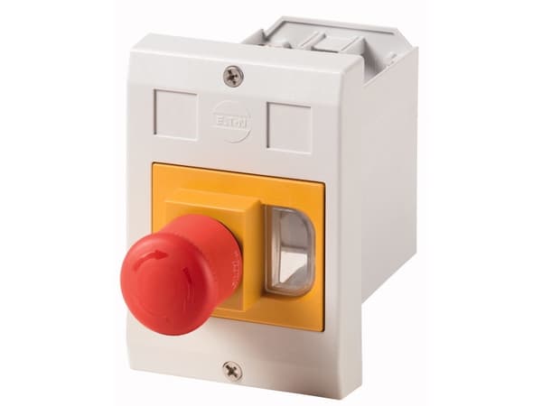 Eaton E-PKZ01-PVT, Dørlås, Rød, Hvit, Gult, Plastikk, IP65, -25 - 40 °C, 85 mm