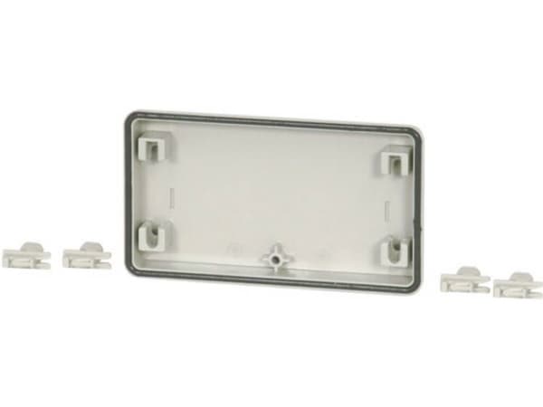 Eaton FL3-X Flangeplade lukket (L x B x H) 23 x 250 x 116 mm Plastic Grå 1 stk