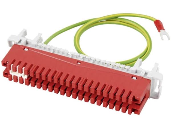 EFB-Elektronik LSA-Erdungsdrahtleiste 2/34 34polig für Rundstangenmontage Hersteller: EFB Elektronik (46007.2)