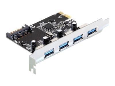 Delock PCI Express Card > 4 x USB 3.0 - USB-adapter - PCIe 2.0 - USB 3.0 x 4