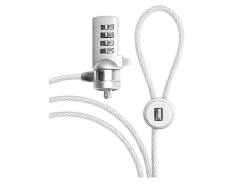 Multibrackets M Security Cable - Sikkerhetskabellås - sølv - 1.8 m