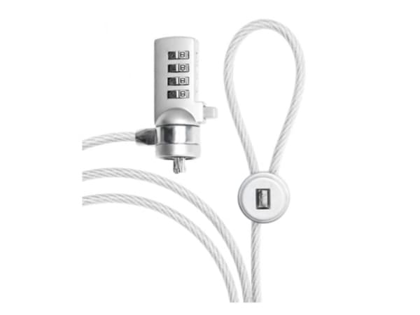 Multibrackets M Security Cable - Sikkerhetskabellås - sølv - 1.8 m