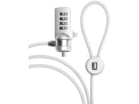 Multibrackets M Security Cable - Sikkerhetskabellås - sølv - 1.8 m