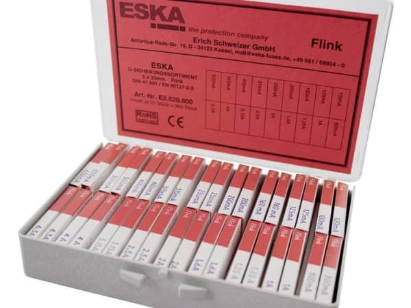 ESKA E3520800 Finn lock assortment (Ø x L) 5 mm x 20 mm Quick - Sisältö 360 osaa