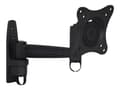 Miniatyrbild 3 av 5: Multibrackets M VESA Flexarm 360 II - Monteringssats (vridbar arm, adapterplatta, väggfäste) - för platt panel - metall - svart - skärmstorlek: 15"-4