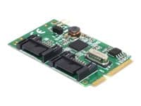 DeLOCK 95233, Mini PCI Express, SATA, Asmedia ASM1061, 6 Gbit/s, Windows XP/Vista/Vista-64/7/7-64, Linux 2.6