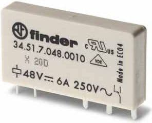 12VDC 6A-250VAC RELÆ 1 VEKSLER