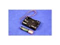 Miniatyrbilde 2 av 2: Hammond Electronics BH3AAAW Batteriholder 3 x AAA Plastic Sort 1 stk