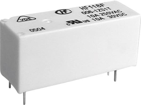 Hongfa HF118F/005-1ZS1(136) Tulostusrele 5 V/DC 8 A 1 x vaihtokosketin 1 kpl 1 kpl