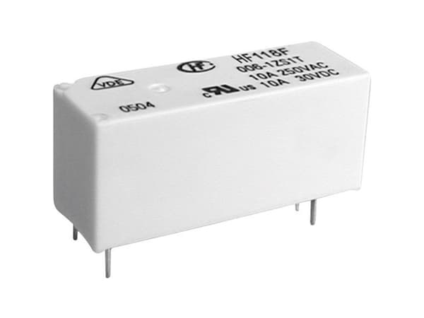 Hongfa HF118F/012-1HS5(136) Printrelæ 12 V/DC 8 A 1 x sluttekontakt 1 stk