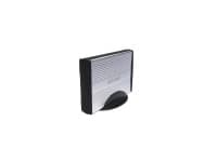 Aixcase AIX-BSUB3A1-S - Lagringspakning med OneTouchEasy-Knap (OTK) - 3.5" - SATA 3Gb/s - USB 2.0 - sølv - sølv