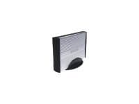 Aixcase AIX-BSUB3A1-S - Lagringspakning med OneTouchEasy-Knap (OTK) - 3.5" - SATA 3Gb/s - USB 2.0 - sølv - sølv Hopea