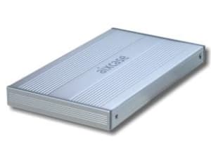 Aixcase AIX-SUB2S - Drevkabinett - 2.5" - SATA 3Gb/s - USB 2.0 - sølv
