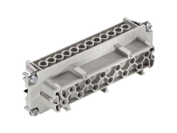 Lapp EPIC H-BE 24 BS, Skrue, Skyl, Sølv, 0,5 - 2,5 mm², 2 mO, 6 kV