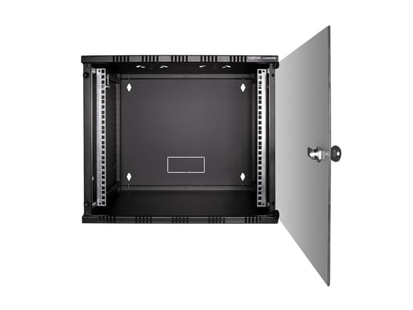 LogiLink W09A54B, Väggmonterad rack, 9U, 50 kg, 17 kg, Svart