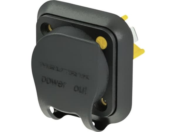Neutrik SCNAC-FPX, Sort, Gult, Gummi, 1 stykker