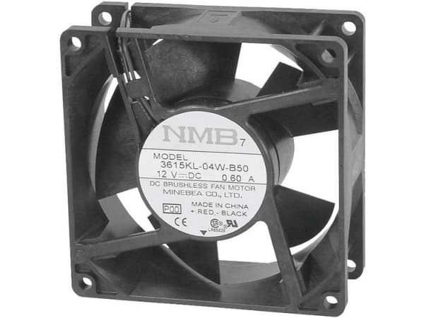 NMB Minebea 3610KL-05W-B50 Aksial ventilator 24 V/DC 93 m³/h (L x B x H) 92 x 92 x 25 mm