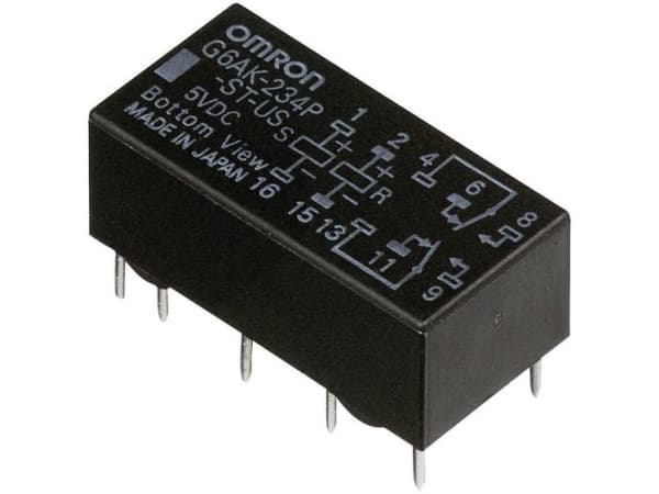 Omron G6ak-274p-St-Us 24 Vdc Print Relay 24 V/Dc 2 A 2x Changeover Contact 1 Pcs