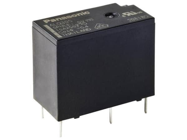 Panasonic ALQ105 Printrelæ 5 V/DC 10 A 1 x skiftekontakt 1 stk