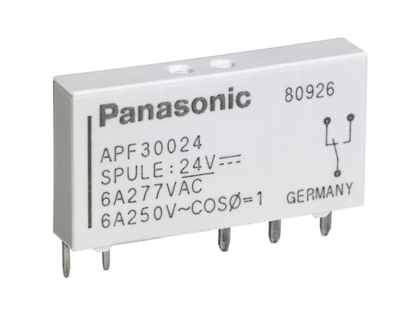 Panasonic APF10224 Tulostusrele 24 V/DC 6 A 1 x rajakytkin 1 kpl 1 kpl