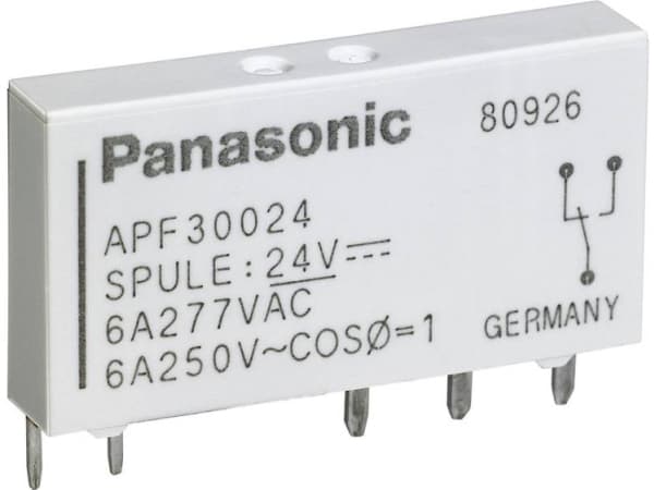Panasonic APF10224 Print relä 24 V/DC 6 A 1 x gränssignal 1 st