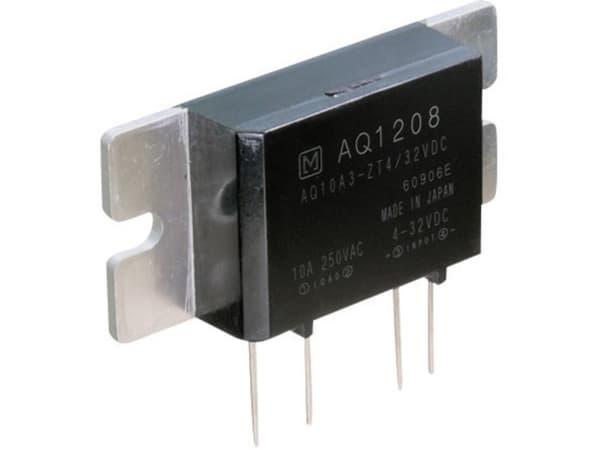 Panasonic Semiconductor Relä AQ10A2ZT432 5 A Omkopplingsspänning (max.): 250 V/AC Omkoppling vid nollspänning 1 st