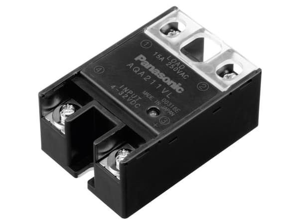Panasonic Halvlederrelæ AQA211VL 15 A Koblingsspænding (max.): 250 V/AC Vekslende ved nulspænding 1 stk
