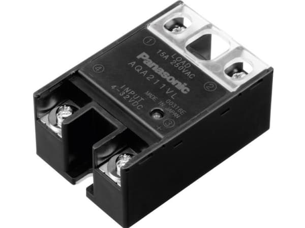 Panasonic Halvlederrelæ AQA211VL 15 A Koblingsspænding (max.): 250 V/AC Vekslende ved nulspænding 1 stk